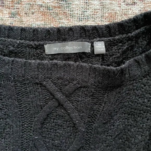 Brown and black oversized knit sweater - Picture 3 of 3